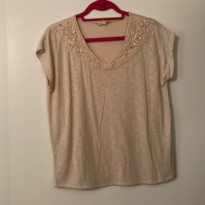 Business casual short sleeve top